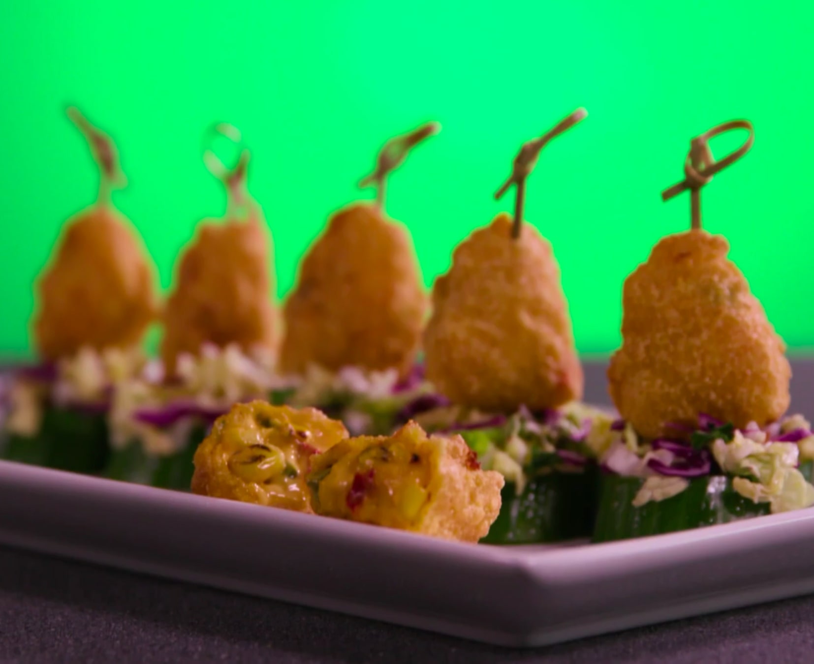 Anchor® Battered Spicy Jalapeño Cheddar Corn Nuggets 4X3 LB McCain® Foodservice
