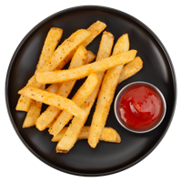 MCCAIN® SURECRISP™ SEASIDE SALT, PEPPER & GARLIC STRAIGHT CUT FRIES 1/2"